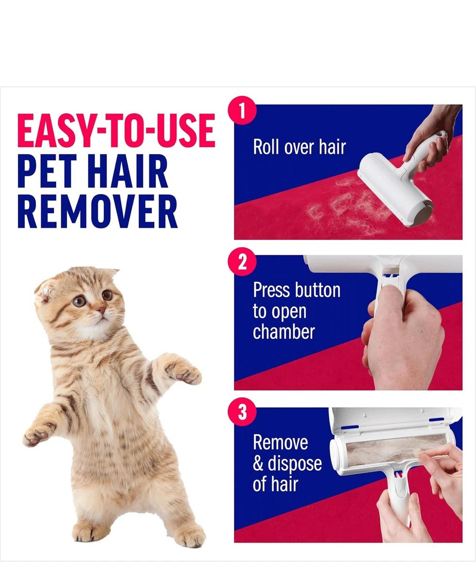 Pet hair remover roller  - Remove Hair in Seconds (No Refills Needed)