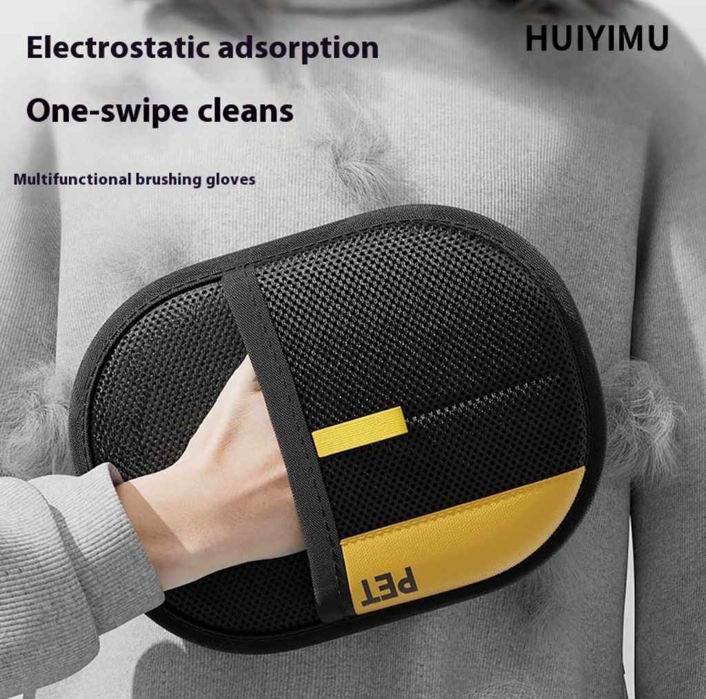 Pet Hair Remover Glove for Couches, Clothes & Carpets